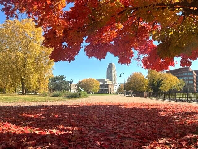 Battle Creek Fall Scene